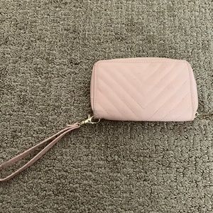 Delia’s Pink wristlet